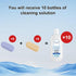 10 Bottles Compatible with Tineco Cleaning Solution 500ml Per Bottle Lavender Scents and Orange Scents Floor Cleaner Compatible with All Robot Vac...