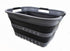 SAMMART 30L (8 Gallon) Collapsible 3 Handled Plastic Laundry Basket - Foldable Pop Up Storage Container/Organizer - Space Saving Hamper/Basket (Gr...