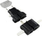 ROAD WARRIOR Universal Travel Plug Adapter Europe/UK/Australia/USA/India/China Compact Does Not Convert Voltage RW101BK Black...