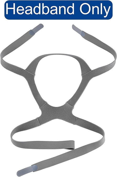 Headgear Strap Replacement for ResMed AirFit Full Face Universal Fit, Adjustable Home Ventilator Mask Headband for Adults(Headgear Only)...