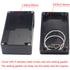 Project Box IP65 Waterproof Junction Box ABS Plastic Black Electrical Boxes DIY Electronic Project Case Power Enclosure 6.22x3.54x2.36 inch (158 x...