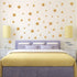 117Pcs Gold Stars Wall Decal Stars Pattern DIY Wall Stickers for Kids Rooms Home Decor...