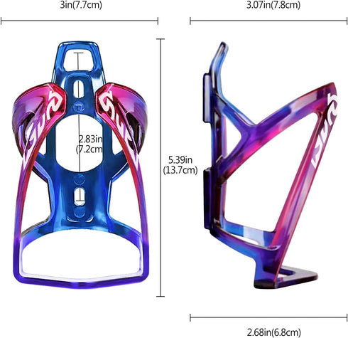 Bike Water Bottle Cage, Universal Bike Water Drink Holder Durable Ultralight Plastic Water Bottle Holder for Bicycle, Cycling Bottle Cages for MTB...