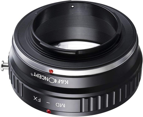 K&F Concept MD Minolta MD MC Rokkor Lens to Fujifilm FX Mount Camera Adapter,MD to FX Lens Adapter for Fuji X-Pro1 X-Pro2 X-E1 X-E2 X-M1 X-A1 X-A2...
