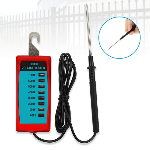 allsun Electric Fence Voltage Tester Fault Finder Farming Equipment Portable Testing Tool Neon Lights Max 600V-7000 V...