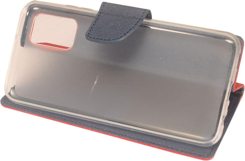 for Samsung Galaxy A02S (SM-A025), A02s - Denim Wallet Phone Case - CT5 Red...