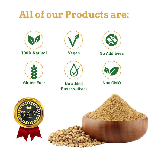 Spice Magic Ground Spices ~ 100% Pure, Aromatic & Natural I Gluten-Free I Non-GMO I Indian Origin (7oz (200g), Coriander Powder)...