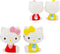 Sanrio Hello Kitty and Mimmy Ceramic Salt and Pepper Shakers, Set of 2 | Spice Dispenser Storage Canisters...