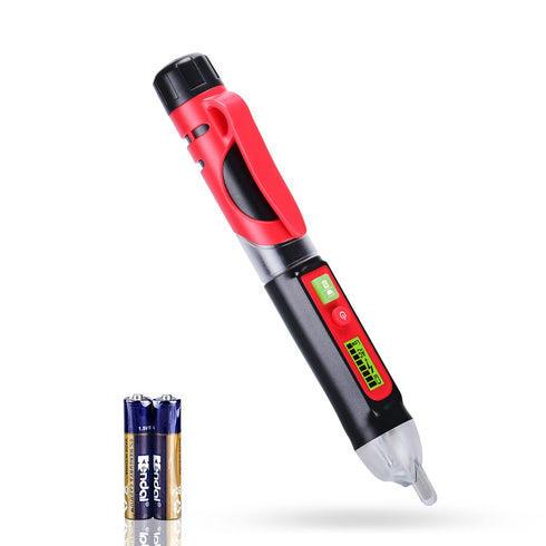 Wintact Non-Contact AC Voltage Detector Pen, 12V-1000V/48V-1000V Dual Range, High/Low Adjustable Sensitive, Live/Null Wire Breakpoint Tester with ...
