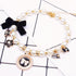 Dog Pearl Collars Princess Bow Necklace Pet Pearl Necklace DogCute Collar Puppy Accessories Cat Jewelry Pearl Neck Strap for Dog Cat (M)...