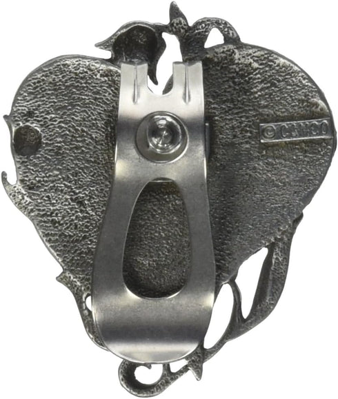 Cathedral Art Heart Visor Clip, Never Drive Faster Silver, 2 inches...
