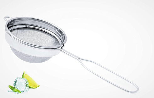 Fine Mesh Strainer for Kitchen Colander Sieve with Handle, Stainless Steel Tea, Coffee, Fruit Juice Strainer Sieve, Tea Strainer Multi Kitchen Ute...