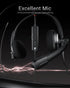 Wired Headset with Microphone for PC Laptop - 3.5mm Jack On Ear Headphones with Noise Cancelling Microphone for Boom Skype Webinars, in-line Contr...