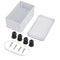 160x110x90mm ABS Plastic Junction Box, Waterproof IP65 Electrical Enclosure Box Universal Project Connection Box with PC Transparent Clear Cover 6...