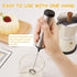 Stainless steel mini rechargeable foam maker and electric mixer Foam coffee, frappuccino latte, milk, hot chocolate, cappuccino and matcha powder ...