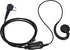 2-Pack Walkie Talkie Earpieces, 2.5mm/3.5mm 2-Pin Two Way Radio Headset with PTT Mic and 180° rotatable earbud, Compatible with Motorola Two-Way R...