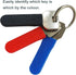 Key Blade Cover - Silicone Sheath Protector for Car, Bike, or House Keys. Anti-Scratch Sheath. Cut to Fit. 1-2 Keys...