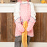 NEOVIVA Kids Apron and Kids Oven Mitts Set for Play Kitchen, Cute Polka Dots Toddler Kitchen Linen Set for Christmas Gift...