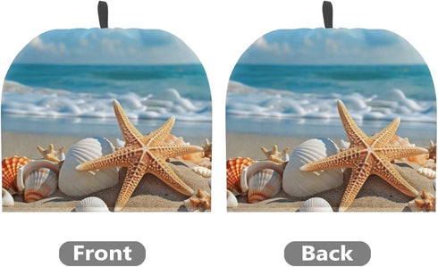 Starfish Tea Cosy for Teapot Cozy Beach Tea Cosy Kettle Dust Cover Teapot Dust Protector Home Kitchen Decorative Tea Cozies...