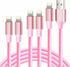 cugunu iPhone Charger, 5 Pack 3/3/6/6/10FT Apple MFi Certified USB Lightning Cable Nylon Braided Fast Charging Cord Compatible for iPhone 14/13/12...