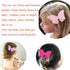 Yazon Baby Girls Glitter Bows Clips Sparkly Butterfly Bows Hair Clips for Toddler Kids Teens 8pcs...