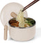 40 Oz Ramen Bowl Soup Bowls with Lid and Handles Noodles Pasta Cereal Salad Stainless-steel Bowls with Drain Hole Instant Noodle Cup for Girls or ...
