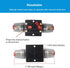 30A 40A 50A 60A 80A 100A 150A Audio Circuit Breaker Auto Car Stereo Inline Fuse Holders Inverter, Manual Reset 12V-24V DC for Automotive Marine Bo...