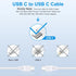 Samsung Charger Fast Charging Cable for Galaxy S24 A54 S23 S22 Ultra A14 A23 A34 A24 5G A13 A12 A53 A51 A03S S21 S20 FE 5G S10 S9,60W USB C to USB...