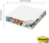 Modern Floral Slim Sticky Note Stacks / 3 Vibrant Botanical Designs / 110 Sheets Per Pad / 2.75" Square Tropical Memo Blocks/Cheery Floral Prited ...