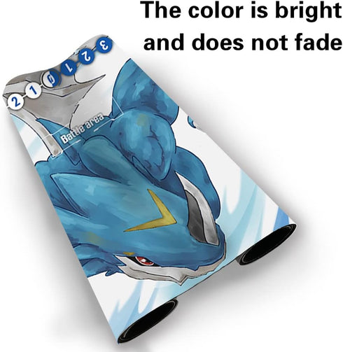 1216414 - Board Game DTCG Playmat Table Mats Size 23.6X13.8 inch Games Mousepad Compatible for TCG CCG Digimon Playmat Bag...