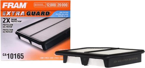FRAM Extra Guard CA10165 Replacement Engine Air Filter for 2006-2011 Honda Civic (1.8L) Model, Provides Up to 12 Months or 12,000 Miles Filter Pro...
