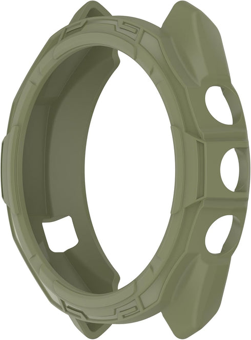 3 Pack/Set Protective Cases Intended for Approach S70 Watch Cases Acceassories Compatible with Garmin Approach S70 Smartwatch (Black,Green,Beige, ...