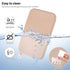 Sakolla Travel Zipper Makeup Brushes Bag Silicone Large Makeup Brush Holder Women Pouch Case for Daily, Work, Essentials Khaki...