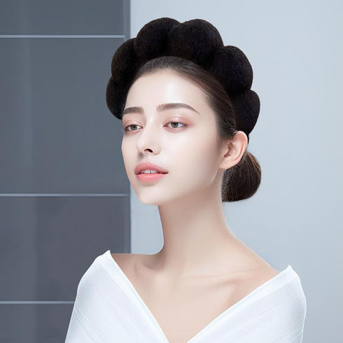 2 Pack Skincare Headbands for Women, Makeup Headband, Spa Headband for Washing Face, Puffy Headwear for Makeup Removal Hair Accessories...