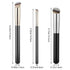 Qianyu 3 Pcs Kabuki Foundation Contour Brushes for Liquid Makeup Under Eye Nose Contour Setting Kabuki Brushes for Blending Liquid Cream Powder Co...