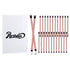 24 Pcs Eyeshadow Smudge Brush 2 in 1 Eyeshadow Brush 2 Double Ended Concealer Brush Under Eye Small Soft Firm Pointed Foundation Makeup Applicator...