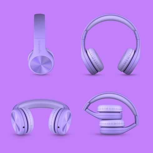 LilGadgets Connect+ Pro Wired Kids Headphones for School w/Microphone, Volume Limiting, Noise Reducing Over-Ear Headset w/Cord, SharePort Technolo...
