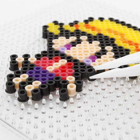 Fuse Beads Boards 5mm Large Clear Plastic Pegboards for Kids Craft Beads 4 PCS...