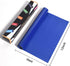 RENLITONG Blue Iron on Vinyl - 12Inch by 5ft Roll HTV Heat Transfer Vinyl for T-Shirt HTV Rolls for All Cutter Machine - Easy to Cut & Weed for He...