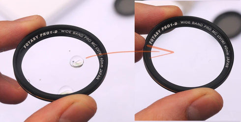 Fotasy 49mm Ultra Slim Circular PL Lens Filter, Nano Coatings MRC Multi Resistant Coating Oil Water Scratch, 16 Layers Multi-Coated 49mm CPL Filte...
