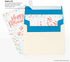 LUXPaper A2 Invitation Envelopes | Peel & Press | 4 3/8" x 5 3/4" | Pool Blue | 80lb. Text | 50 Qty...