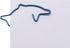 100 Count Dolphin Shaped Paper Clips Great for Paper Clip Collectors or Office Gift - Comes in Round Tin with Lid and Gift Box (Teal)...