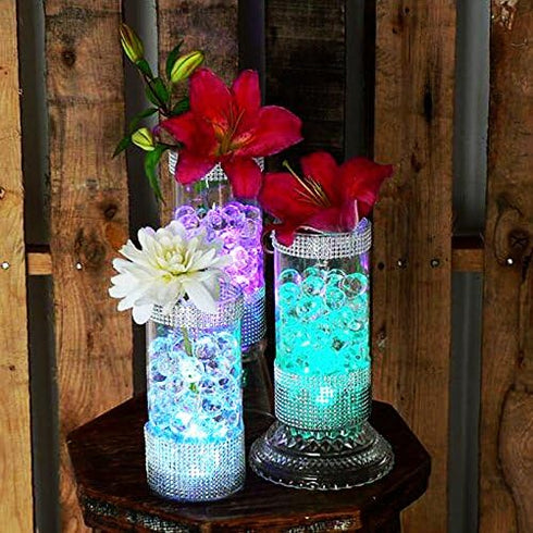 Halloween Lights Submersible LED Lights cr2032 Battery Powered Underwater Waterproof LED Tea Light for Events Wedding Centerpieces Vase Floral Xma...
