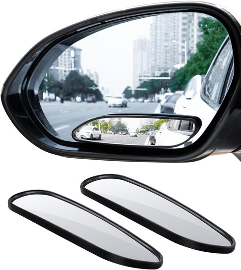 Blind Spot Mirror, 5" Wide Horizontal Viewing Angle, Side Mirror Blindspot Can Up and down Adjustment, Adhesive...