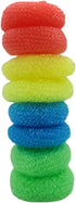 Durable Non-Scratch Nylon Scouring Pads | Round All-Surface Cleaning Pads | Multi-Use Kitchen Scrubbers | Safe for Non-Stick Cookware | 8-Pack Ran...