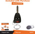 Replacement Uncut Car Keyless Entry Remote Fob Key Compatible with OHT692713AA, OHT692427AA, KOBDT04A...