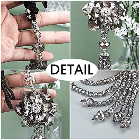 H&D HYALINE & DORA Crystal Maple Leaf Car Pendant Lucky Hanging Rearview Mirror Ornament Car Interior Decor Accessories...