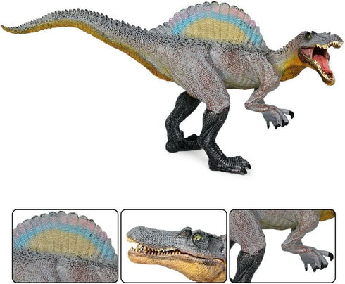 Gemini & Genius Dinosaur Toys for 3 4 5 6 7 Year Old Boys, Spinosaurus with Movable Jaw Dino Action Figure, Cool Birthday Cake Topper, Party Gift,...