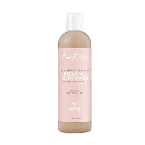 SheaMoisture Relaxing Body Wash All Skin Types Cruelty Free Skin Care Made with Fair Trade Shea Butter, Pink Himalayan Salt, Sage, 13 Ounce...