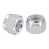 uxcell 50Pcs 3/8"-24 Nylon Insert Hex Lock Nuts, Carbon Steel Self-Locking Nylon Insert Stop Nut for Industrial Construction Fasteners, White&Whit...